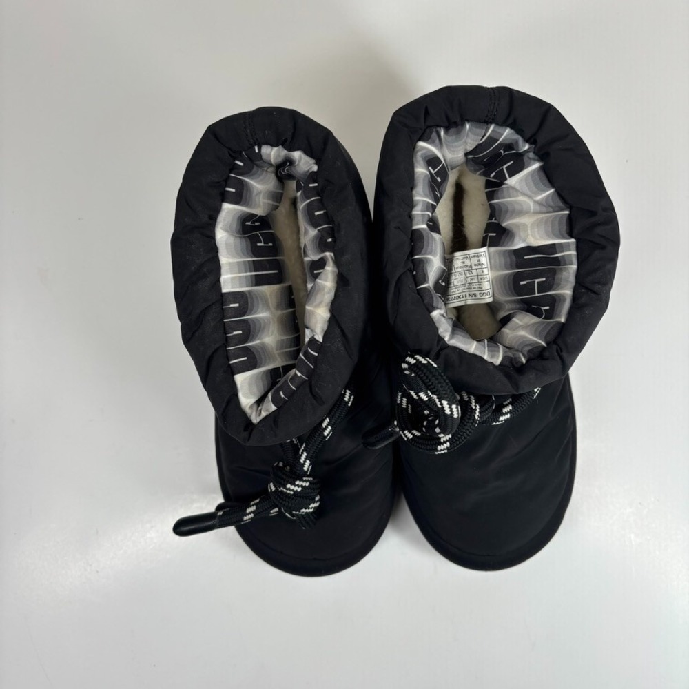 UGG Classic Maxi Short Kids' US Size 1 Black Puffer Winter‎ Snow Boots 1130773K - Picture 7 of 16
